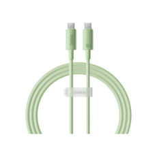 Кабель Type-C/Type-C - 1.0 м Baseus P10360202631-00. Habitat Series, 100W Natural Green