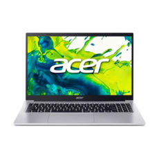 Ноутбук Acer Aspire Lite AL15-33P-38GK (NX.DDPEX.001) Pure Silver; 15.6" FullHD 1920x1080 TN+Film матовий, Intel Core i3-N355 (8Е*1.9-3.9GHz), RAM 16GB LPDDR5, SSD 512GB, UHD Graphics 770, WiFi6+BT5.0, 1x USB 3.2 Gen1 Type-A,1x USB 3.2 Gen 1 Type-C, 1x HDMI, 1x 3.5mm combo audio jack, DOS, 51.3Wh, 1.43kg