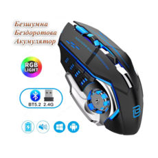 ���������� ������ ���� Bajeal M500 RGB Bluetooth + 2.4Ghz ��������, ����������, Type-C