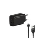Зарядное устр-во USB 220В Grand-X Quickcharge QС3.0 (CH-550TC) 3.6V-6.5V 3A, 6.5V-9V 2A, 9V-12V 1.5A + cable USB-TypeC USB 3.0, 3A, 1m