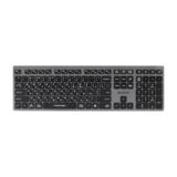 Клавіатура A4-Tech Fstyler FBX50C бездротовa, сірий