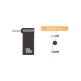 Перехідник PD 100W USB Type-C Female to DC Male Jack 3.0x1.1 mm – для заряджання ноутів STLab (PD100W-3.0x1.1mm)