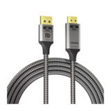 Кабель DisplayPort - HDMI 3.0 м 8K 60hz (DP відеокарта, HDMI монітор) в обплетенні