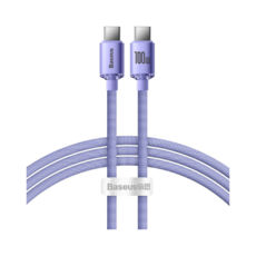 ������ Type-C/Type-C - 1.2 � Baseus CAJY000605 Crystal Shine Series Fast Charging 100W Purple