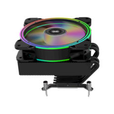 ����������� ����� 2E GAMING Air Cool AC120T4-ARGB, LGA1851, 1700, 1200, 115x, 1366, AM5, AM4, AM3, AM3+, 4pin PWM, 3pin +5VARGB, TDP 130W 2E-AC120T4-ARGB