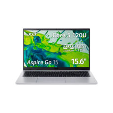 ������� Acer Aspire Go AG15-72P-56D7 (NX.JSVEU.007) Pure Silver; 15.6" FullHD 1920x1080 IPS �������, Intel Core i5-120U (2�+8E/12T*0.9-4.5GHz), RAM 32GB DDR4, SSD 1 TB, Intel Xe Graphics 80EUs, WiFi6+BT5.2, 2 xUSB 3.2 Gen1 Type-A, 2 xUSB 3.2 Gen 2 Type-C (DVO+PD reaady), 1 xHDMI,  1 x3.5mm combo audio jack, DOS, 53Wh, 1.53kg