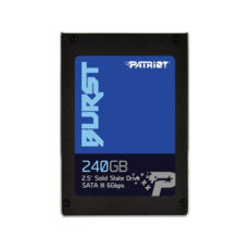 ����������� SSD SATA III 240Gb 2.5" PATRIOT BURST 555/550MBsTLC&3D(PBU240GS25SSDR) ��� 14 ����,�����