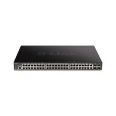 ��������� D-Link DGS-1250-52XMP 48xGE PoE, 4xSFP+, 370W, Smart