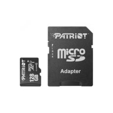 ����� ���'�� 128 GB microSD PATRIOT LX Series UHS-I Class10 A1 (100Mb/s) (PSF128GMCSDXC10) ��