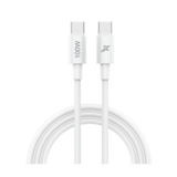 Кабель Type-C/Type-C - 1.0 м Grand-X CC-100W 100W, білий