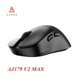 Миша бездротова ігрова Ajazz AJ179 V2 MAX чорна. Радіо 2.4Ghz + Bluetooth+дротова 3в1