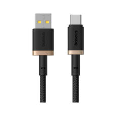 Кабель USB 2.0 Type-C - 1.0 м Baseus (P10377802U01-00) Dura Series 60W Gold+Black
