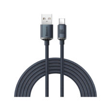 Кабель USB 2.0 Type-C - 2.0 м Baseus Baseus (CAJY000501) Crystal Shine Series 100W Black