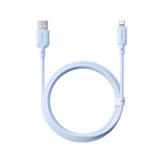 Кабель USB 2.0 Lightning - 1.0 м Baseus (P10377702313-00) Silky Series 2.4A Galaxy Blue