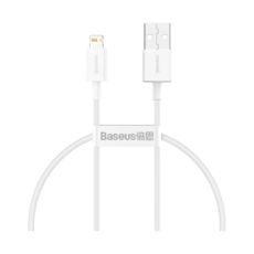 Кабель USB 2.0 Lightning - 0.25 м Baseus (CALYS-02) Superior Series 2.4A White