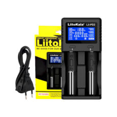 Зарядний пристрій Liitokala Lii-PD2, 2 канала, Ni-Mh/Li-ion/LiFePo4, 220V/12V, LCD, Box