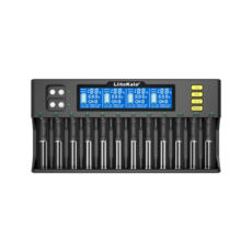 �������� ������� Liitokala Lii-S12, 12+2 �������, Ni-Mh/Li-ion/LiFePo4/�����, 220V/12V, LED+LCD, Bo