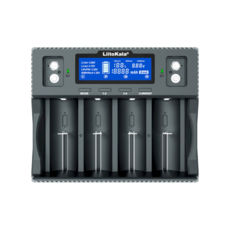 Зарядний пристрій Liitokala Lii-D4XL, 4+2 каналов, Ni-Mh/Li-ion/LiFePo4/крона, 220V/12V, LED+LCD, Bo