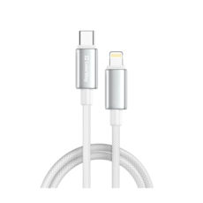 Кабель Type-C/Lightning - 2.0 м Colorway (zinc alloy braided) (PD Fast Charging 30W) 2м білий CW-CBPDCL099-WT