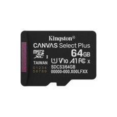 ����� ���'�� 64 GB microSDXC (UHS-1) Kingston Canvas Select Plus Gen3 class 10 �1 (R-150MB/s) (SDCS3/64GBSP) ��