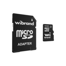 ����� ���'�� 16 Gb microSDHC Wibrand 16Gb class 10 (adapter SD) WICDHU1/16GB-A