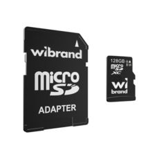 ����� ���'�� 128 Gb microSDHC Wibrand 128Gb class 10 (adapter SD) WICDHU3/128GB-A