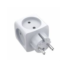 Розгалужувач електричний СolorWay (четверник) 16A/3680W(Max) білий CW-CHE4W