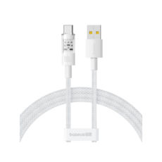 ������ USB 2.0 Type-C - 1.0 � Baseus (P10373002211-00) Gem Fast-Charging Data Cable 100W Moon White