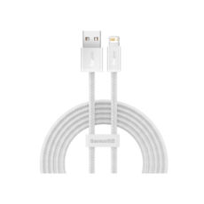 Кабель USB 2.0 Lightning - 2.0 м Baseus (CALD000502) Dynamic Series 2.4A White