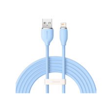 Кабель USB 2.0 Lightning - 2.0 м Baseus (CAGD000103) Jelly Liquid Silica Gel 2.4A Blue