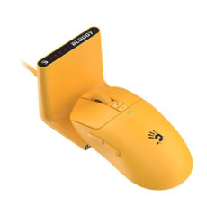 Миша A4Tech R72 Ultra Tower (Yellow) бездротова Bloody, 2.4 ГГц, вбудований акумулятор, оптична 20000 CPI, жовта