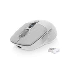 Миша REAL-EL RM-480W Wireless/BT Black (EL123200050) Type-C, акумулятор, дисплей