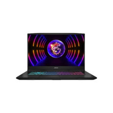 Ноутбук MSI Katana 17 B13VEK-1449XPL Translucent Black; 17.3" FullHD 1920x1080 IPS матовий 144Hz, Intel Core i5-13420H (4P+4E/12T*2.1-4.6GHz), RAM 16GB DDR5 (0/2), SSD 512GB (+1 slot M.2), nVidia GeForce RTX 4050 6GB GDDR6, WiFi6 (2*2)+BT5.2, 1x USB-A2.0, 2x USB-A 3.2, 1x USB-C 3.2 (DP), 1x RJ-45, 1x HDMI 2.1, 4-Zone RGB підсвічування клавіатури, 53.5 Wh, DOS, 2.6kg