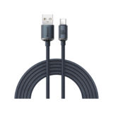 Кабель USB 2.0 Type-C - 2.0 м Baseus Baseus (CAJY000501) Crystal Shine Series 100W Black