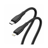 Кабель Type-C/Lightning - 2.0 м Colorway (textured PVC) (PD Fast Charging 30W) 2м чорний CW-CBPDCL095-BK