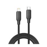 Кабель Type-C/Lightning - 1.0 м Colorway (TPE embossed) (PD Fast Charging 30W) 1м чорний CW-CBPDCL101-BK