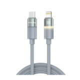 Кабель Type-C/Lightning - 1.0 м Colorway (warm light) (PD Fast Charging 30W) 1м сірий CW-CBPDCL092-GR