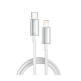Кабель Type-C/Lightning - 2.0 м Colorway (zinc alloy braided) (PD Fast Charging 30W) 2м білий CW-CBPDCL099-WT