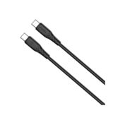 Кабель Type-C/Type-C - 1.0 м Colorway (textured PVC) (PD Fast Charging 60W) 3А 1м чорний CW-CBPDCC094-BK