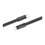 Кабель Type-C/Type-C - 1.0 м Colorway (ultra-thin) (PD Fast Charging 100W) 5А 1м чорний CW-CBPDCC100-BK
