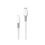 Кабель USB 2.0 Lightning - 1.0 м Colorway Apple Lightning (liquid silicone) 3А 1м білий CW-CBUL093-W