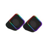 Портативні колонки ColorWay Cubix 2.0 RGB USB Black CW-SPU05BK