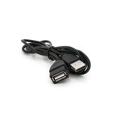 Кабель-подовжувач USB 2.0 AM/AF, 1,0m, чорний Q250