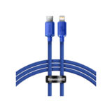 Кабель Type-C/Lightning - 1.2 м Baseus CAJY000203 Crystal Shine Series Fast Charging 20W Blue