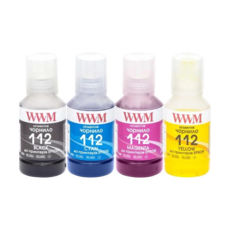 Комплект чорнил WWM EPSON 112 для Epson L11160/6490 4х140г B/C/M/Y пігментне (E112SET4P)