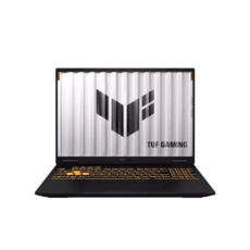 Ноутбук Asus TUF Gaming F16 FX610JH-I515 (90NR0QS1-M009M0) Off Black; 16" FullHD+ WUXGA 1920x1200 IPS матовий 144Hz, Intel Core i5 14450HX (6P+8E/16T*1.8-4.8 GHz), RAM 16GB DDR5 (0/2), SSD 512 GB (+slot), nVidia GeForce RTX 5050 8GB GDDR7, WiFi6 (2*2)+BT5.4, 1x RJ-45, 1x HDMI2.1 FRL, 1x USB-A 2.0, 1x USB-C 3.2 Gen 2 support DisplayPort™ (w/Power Delivery) , 2x USB-A 3.2 Gen 1, DOS, підсвічування клавіатури RGB, 63Wh, 2.2kg