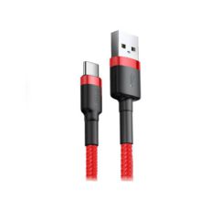 ������ USB 2.0 Type-C - 0.5 � Baseus Cafule CATKLF-A09, 3A Red+Red