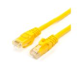 Патч-корд литий 0,5 м Atcom UTP, RJ45, Cat.6, мідь, жовтий, 1 ГБ/с