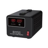 Cтабілізатор FrimeCom MVR-102-1000VA, релейний цифровий, 600Вт, вхід 140-260В, вихід 220В +/-8%, Чорний