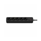 Мережевий фільтр 3,0 м СolorWay 10A/2500W (CCA-3G1MM) 5 розеток/3M Black CW-PSEA1053BK